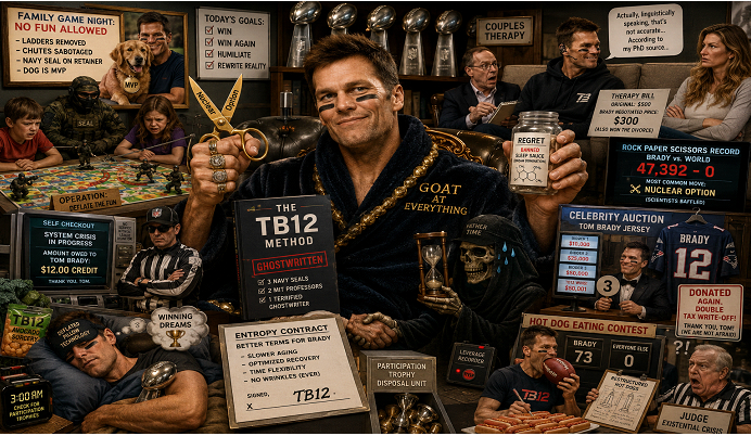 Tom Brady: The Eternal GOAT Who Cheats at Breathing If It Means Winning