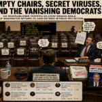 EMPTY CHAIRS, SECRET VIRUSES, AND THE VANISHING DEMOCRATS